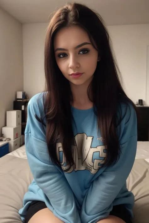 Sssniperwolf Fucked on the bed DeepFake Porn Video.